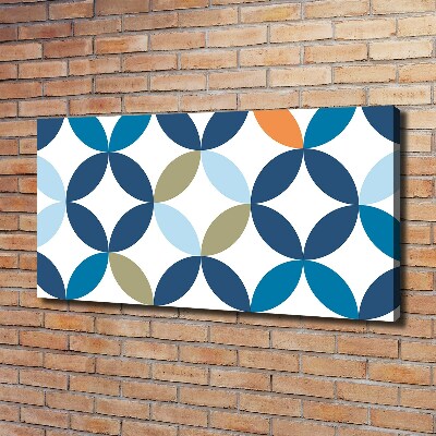 Cuadro canvas moderno de gran formato horizontal Fondo geométrico