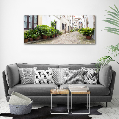 Foto en lienzo con acabado profesional horizontal Una calle con encanto