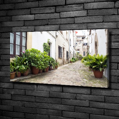 Foto en lienzo con acabado profesional horizontal Una calle con encanto