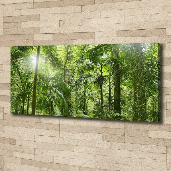 Cuadro canvas con impresión uv duradera horizontal Bosque tropical