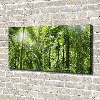 Cuadro canvas con impresión uv duradera horizontal Bosque tropical