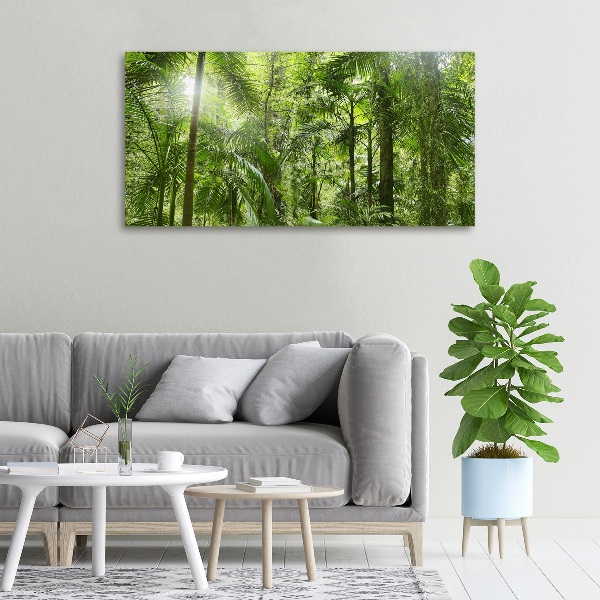 Cuadro canvas con impresión uv duradera horizontal Bosque tropical