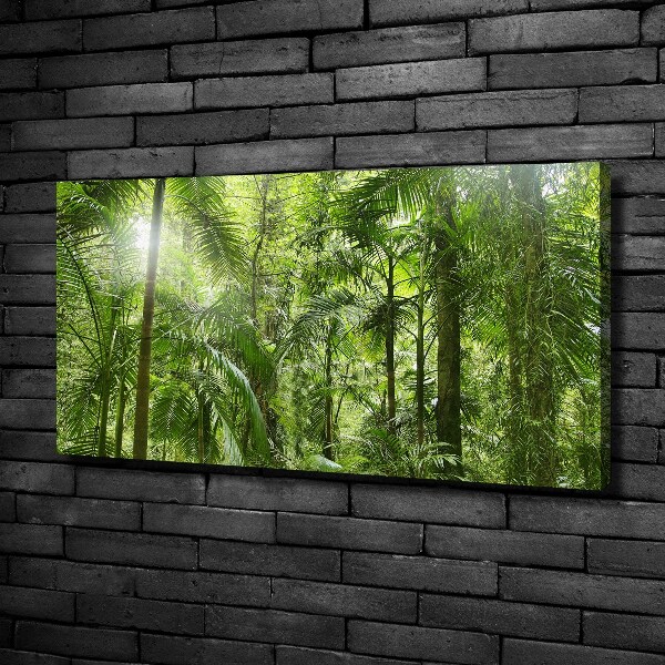 Cuadro canvas con impresión uv duradera horizontal Bosque tropical