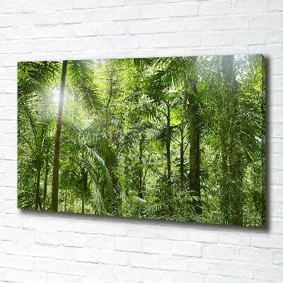 Cuadro canvas con impresión uv duradera horizontal Bosque tropical