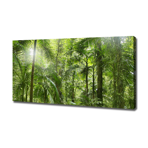Cuadro canvas con impresión uv duradera horizontal Bosque tropical