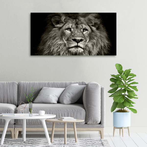 Cuadro canvas con impresión uv duradera horizontal León