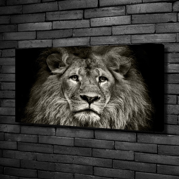 Cuadro canvas con impresión uv duradera horizontal León
