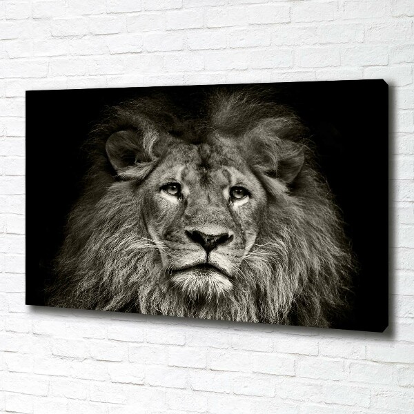 Cuadro canvas con impresión uv duradera horizontal León