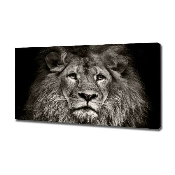 Cuadro canvas con impresión uv duradera horizontal León