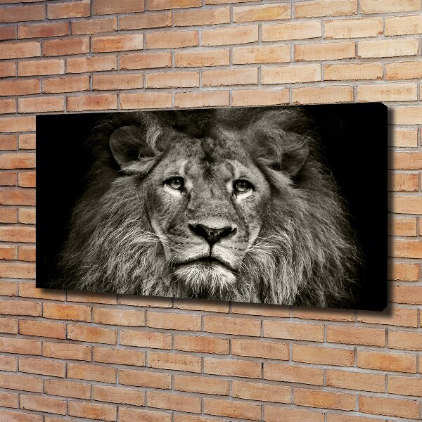 Cuadro canvas con impresión uv duradera horizontal León