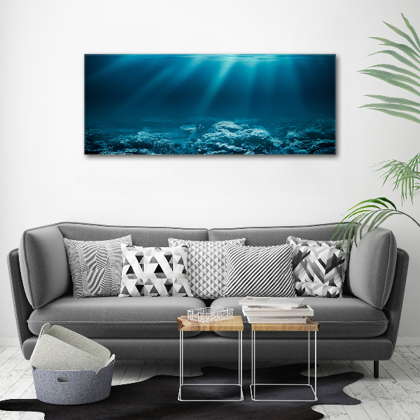 Cuadro canvas con impresión uv duradera horizontal Mundo submarino