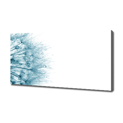 Cuadro canvas moderno de gran formato horizontal Diente de león