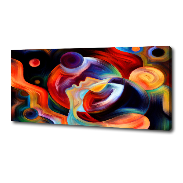 Cuadro canvas moderno de gran formato horizontal Abstracción