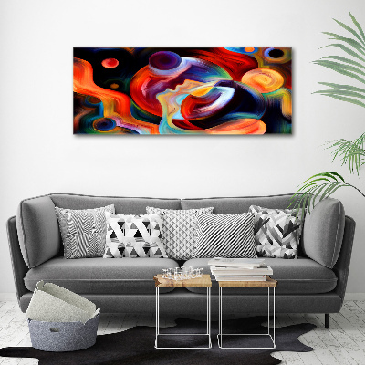Cuadro canvas moderno de gran formato horizontal Abstracción