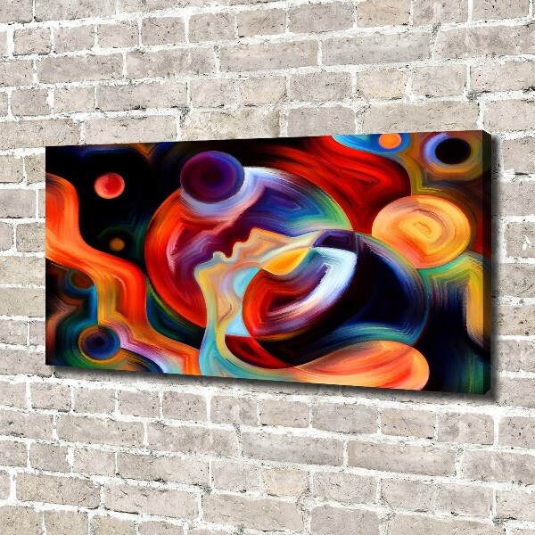 Cuadro canvas moderno de gran formato horizontal Abstracción