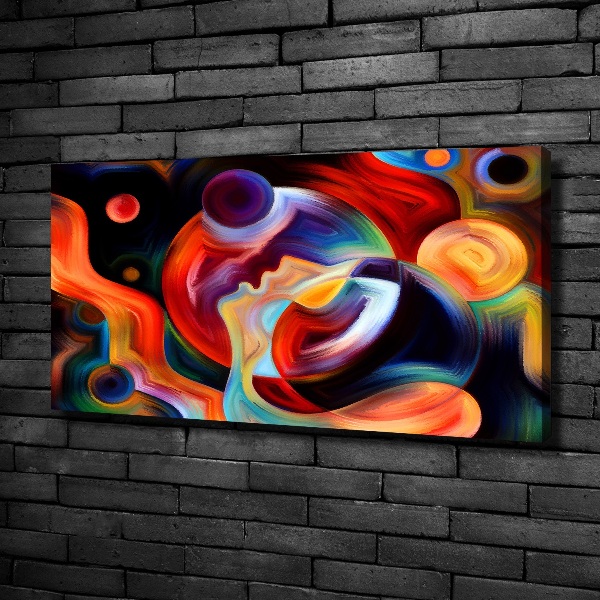 Cuadro canvas moderno de gran formato horizontal Abstracción