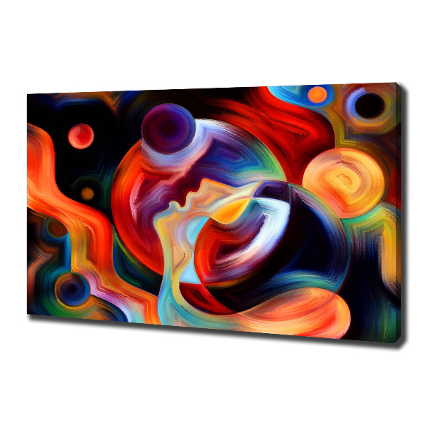 Cuadro canvas moderno de gran formato horizontal Abstracción
