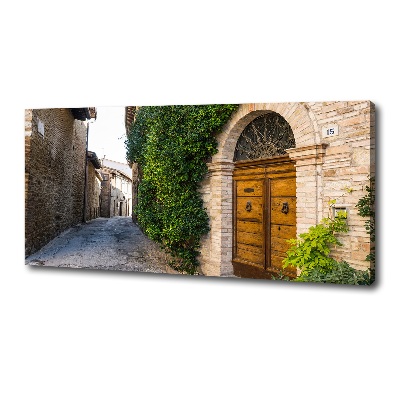 Foto en lienzo con acabado profesional horizontal Una calle con encanto
