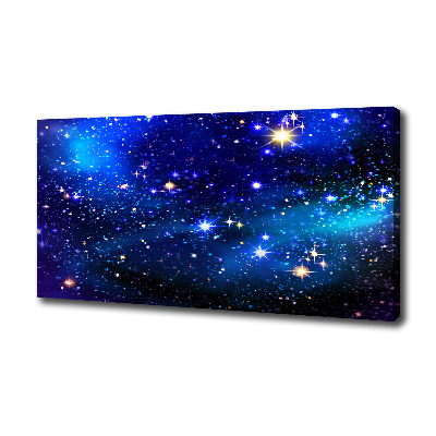 Fotocuadro en lienzo de alta calidad horizontal Cielo estrellado