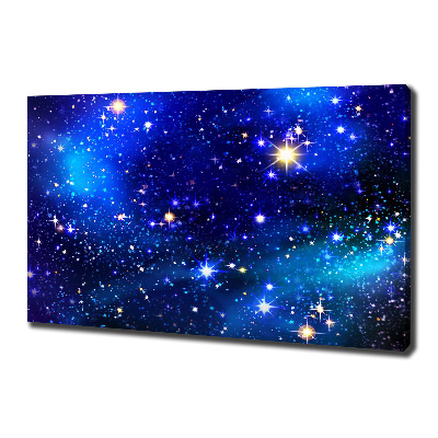Fotocuadro en lienzo de alta calidad horizontal Cielo estrellado