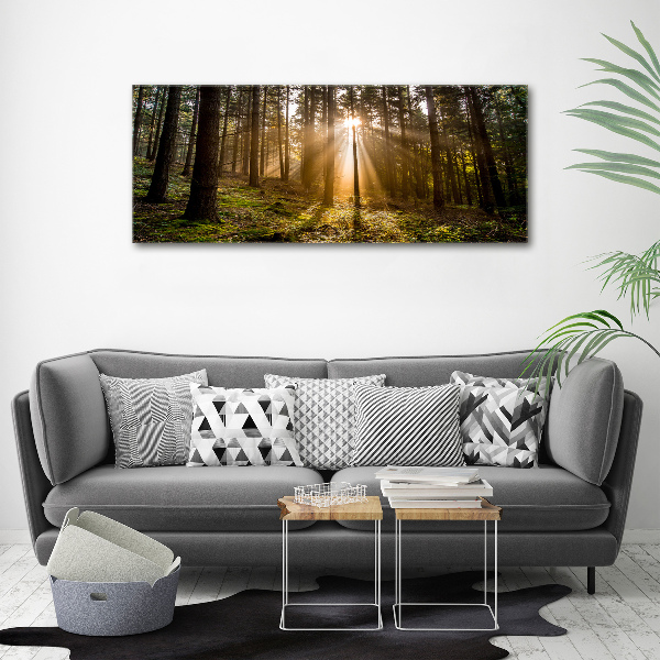 Cuadro canvas con impresión uv duradera horizontal Luz del sol