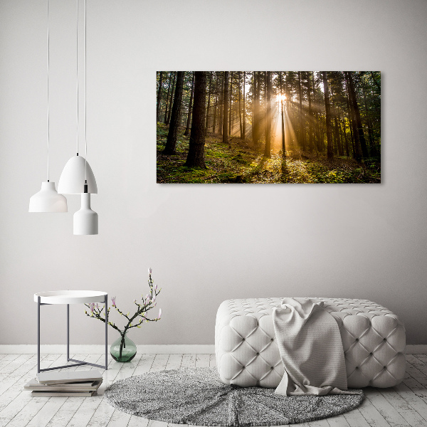 Cuadro canvas con impresión uv duradera horizontal Luz del sol