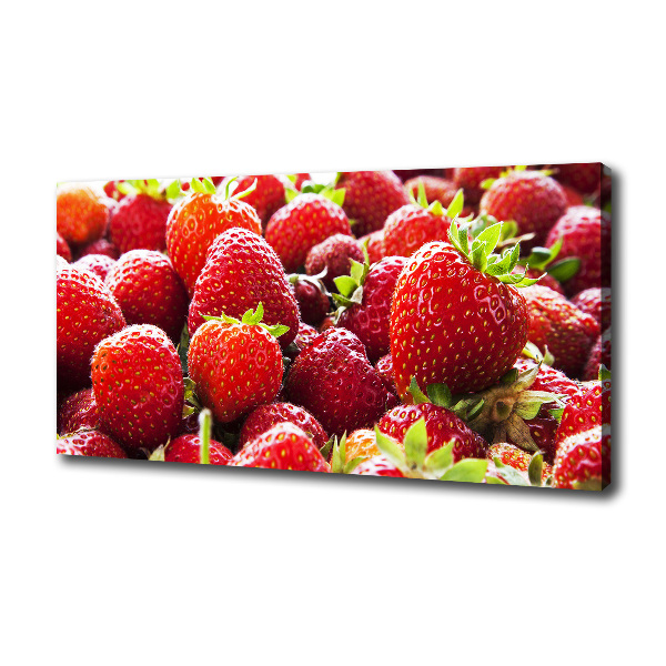 Cuadro canvas moderno de gran formato horizontal fresas