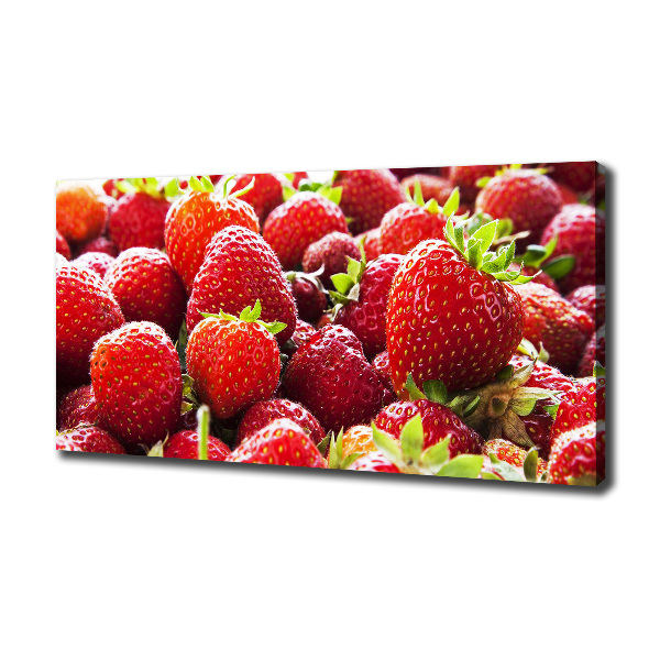 Cuadro canvas moderno de gran formato horizontal fresas