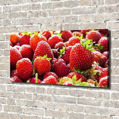 Cuadro canvas moderno de gran formato horizontal fresas