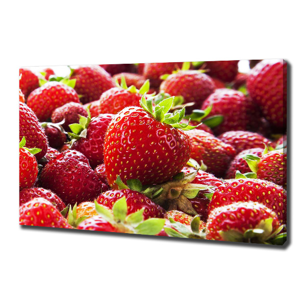 Cuadro canvas moderno de gran formato horizontal fresas