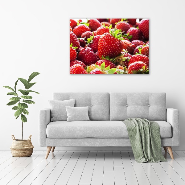 Cuadro canvas moderno de gran formato horizontal fresas
