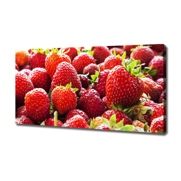 Cuadro canvas moderno de gran formato horizontal fresas