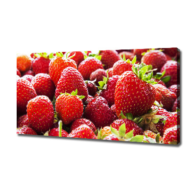 Cuadro canvas moderno de gran formato horizontal fresas