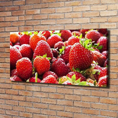 Cuadro canvas moderno de gran formato horizontal fresas