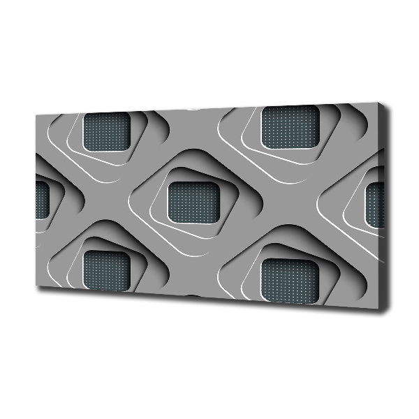 Cuadro canvas con impresión uv duradera horizontal Abstracción 3D