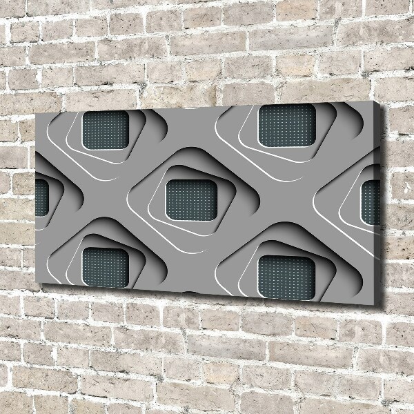 Cuadro canvas con impresión uv duradera horizontal Abstracción 3D