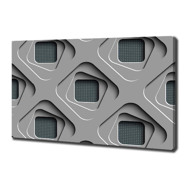 Cuadro canvas con impresión uv duradera horizontal Abstracción 3D
