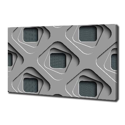 Cuadro canvas con impresión uv duradera horizontal Abstracción 3D