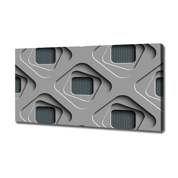 Cuadro canvas con impresión uv duradera horizontal Abstracción 3D
