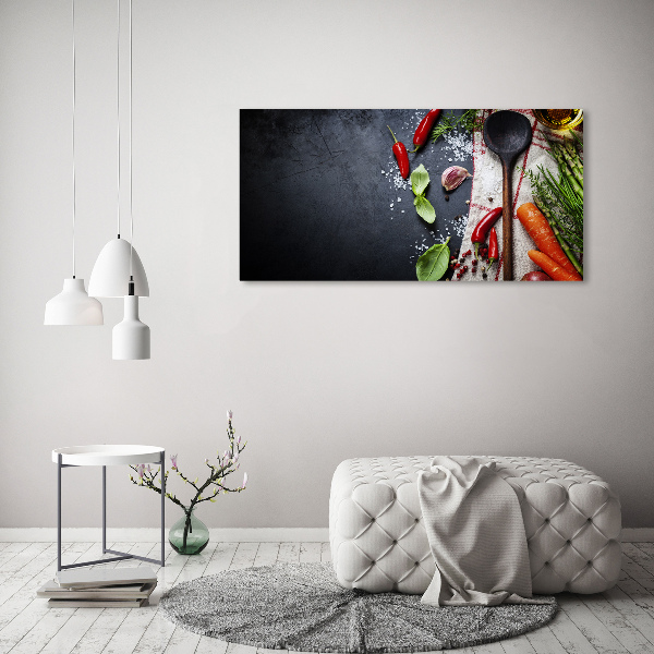 Foto en lienzo con acabado profesional horizontal Ingredientes