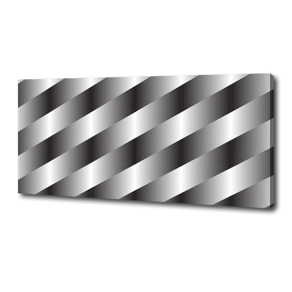 Cuadro canvas moderno de gran formato horizontal Rayas abstractas