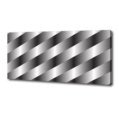 Cuadro canvas moderno de gran formato horizontal Rayas abstractas
