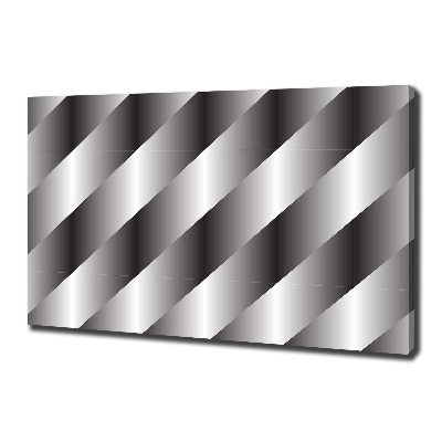 Cuadro canvas moderno de gran formato horizontal Rayas abstractas