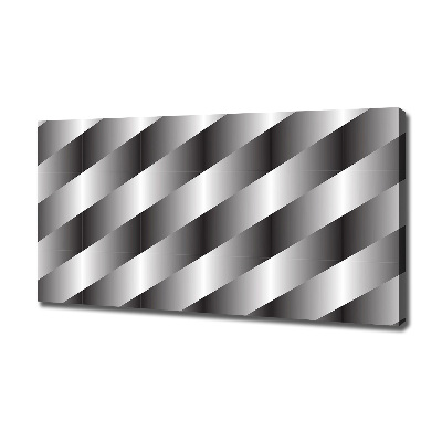 Cuadro canvas moderno de gran formato horizontal Rayas abstractas