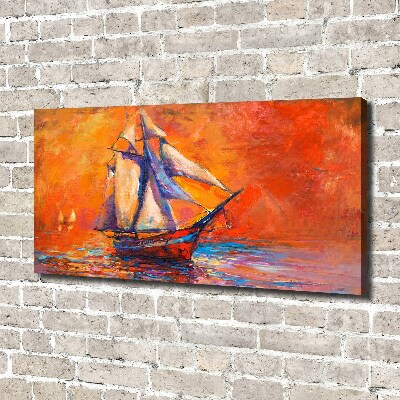 Fotocuadro en lienzo de alta calidad horizontal Astronave