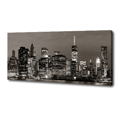 Fotocuadro en lienzo de alta calidad horizontal Manhattan Nueva York