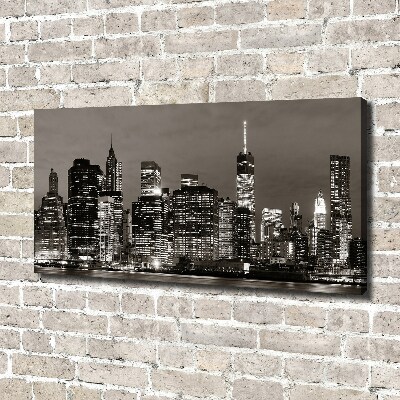 Fotocuadro en lienzo de alta calidad horizontal Manhattan Nueva York