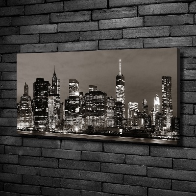 Fotocuadro en lienzo de alta calidad horizontal Manhattan Nueva York