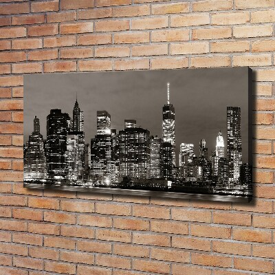 Fotocuadro en lienzo de alta calidad horizontal Manhattan Nueva York