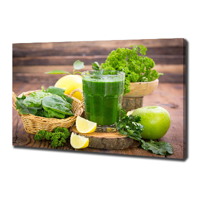 Foto en lienzo con acabado profesional horizontal Cóctel verde